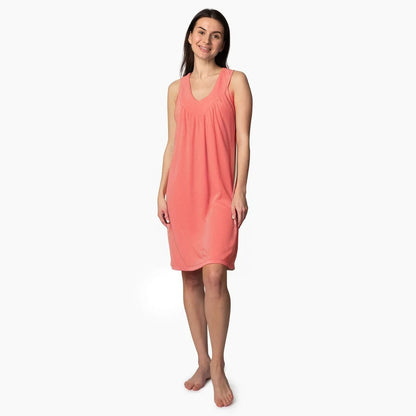 Women's Moisture Wicking Gathered Tank Nightgown