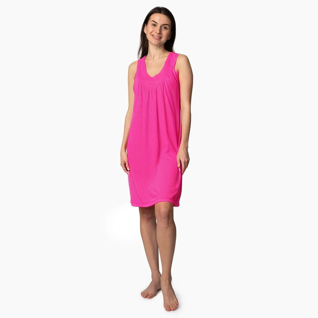 Women's Moisture Wicking Gathered Tank Nightgown